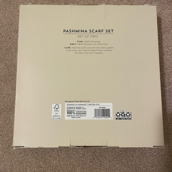 Pashmina Scarf Set - Picture 3 of 4